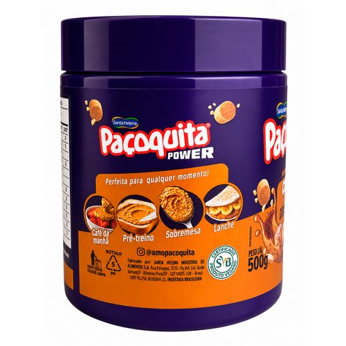 Pasta de Amendoim Santa Helena Pacoquita Power Caramelo Salgado 500g-2-
